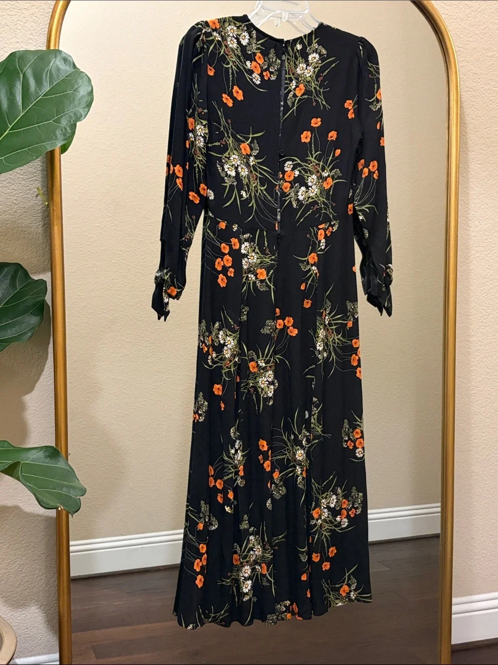 Reformation Zelda Midi Dress Size 6 - Picture 9 of 12